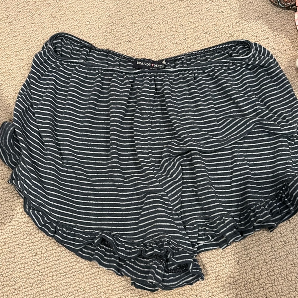 Brandy melville voodoo striped navy shorts vintage